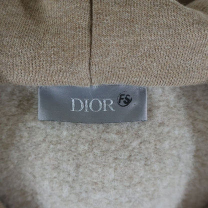 Dior Pullover Hoodie Logo Brown Cotton — view 7