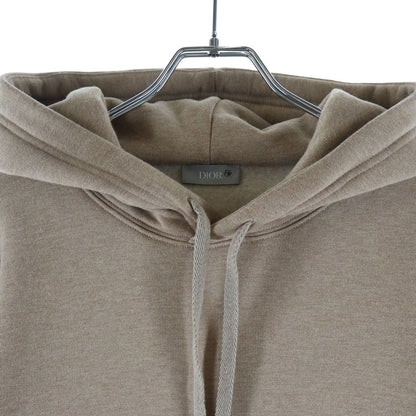 Dior Pullover Hoodie Logo Brown Cotton — view 3