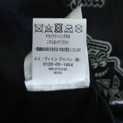 Louis Vuitton LV Logo Varsity Jacket Stadium Black Leather — view 8
