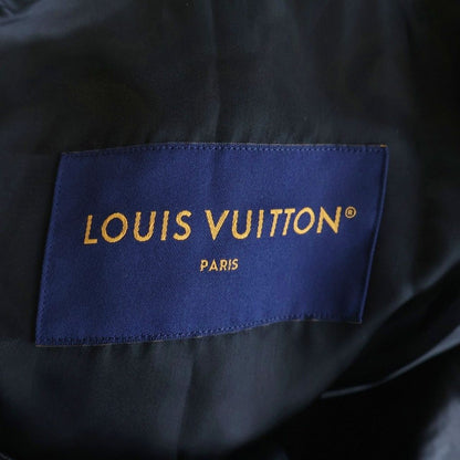Louis Vuitton LV Logo Varsity Jacket Stadium Black Leather — view 6