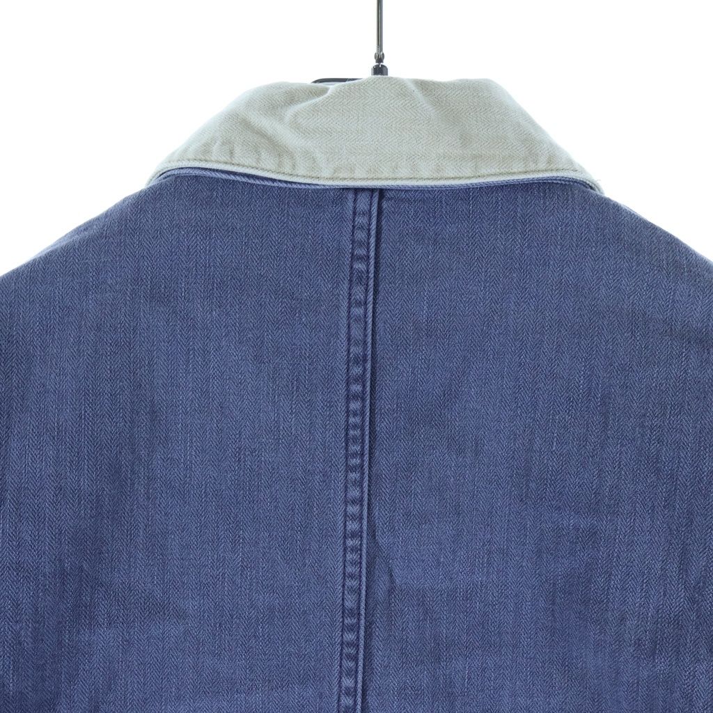 Dior Herringbone Jacket Blue 44 Overalls — view 4