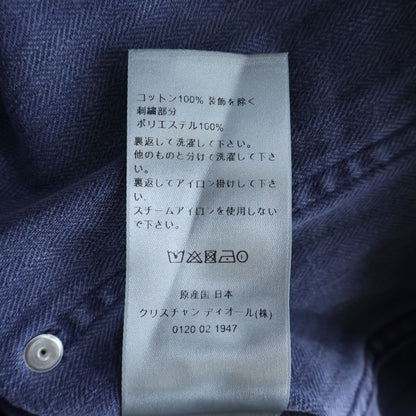Dior Herringbone Jacket Blue 44 Overalls — view 8