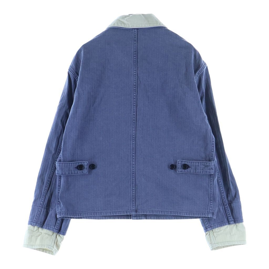 Dior Herringbone Jacket Blue 44 Overalls — view 2