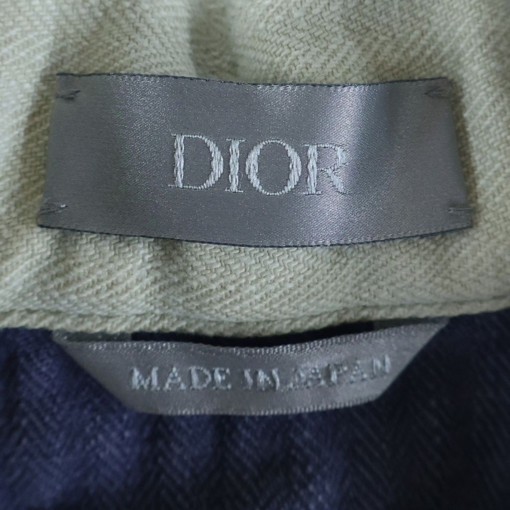 Dior Herringbone Jacket Blue 44 Overalls — view 7