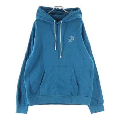 Louis Vuitton Signature Hoodie with Embroidery Pullover Sweatshirt Blue