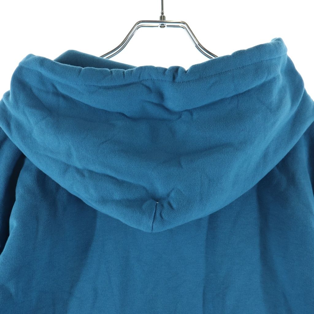 Louis Vuitton Signature Hoodie with Embroidery Pullover Sweatshirt Blue — view 4