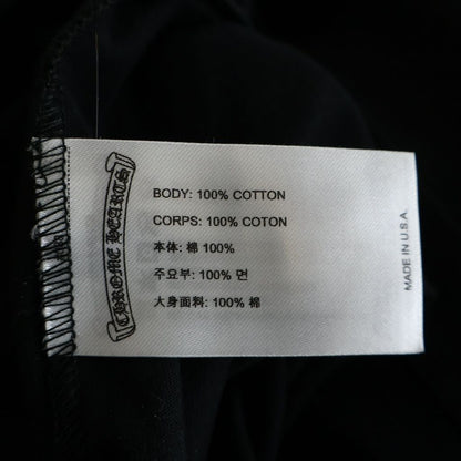 Chrome Hearts CH LS Neck Logo Print Sleeve Long T-Shirt Top Black — view 8