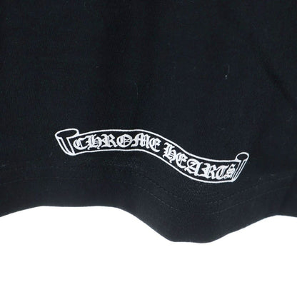Chrome Hearts CH LS Neck Logo Print Sleeve Long T-Shirt Top Black — view 6