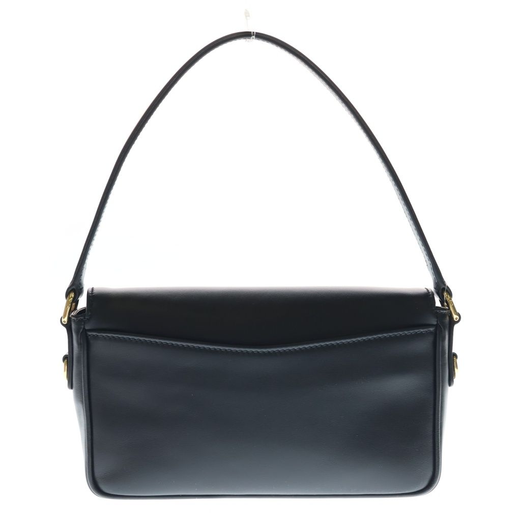 Miu Miu Fine Calf Penny Leather 2-Way Shoulder Handbag Black Acrm — view 2