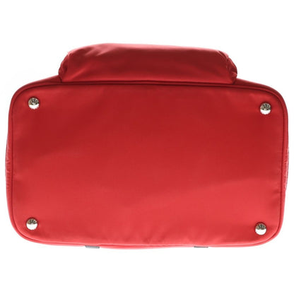 Prada Re-Nylon Pet Bag Saffiano Leather Handbag — view 4