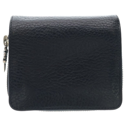 Chrome Hearts SQ Zip Bill Square Zip Leather Wallet Black — view 2