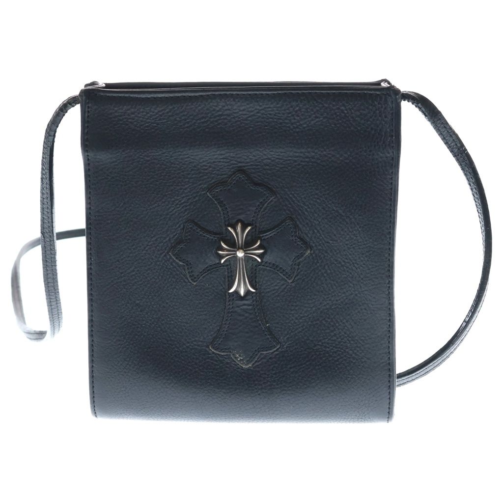 Chrome Hearts SQ Pkt CH Crs Small CH Cross Decoration Square Pocket Leather