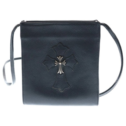 Chrome Hearts SQ Pkt CH Crs Small CH Cross Decoration Square Pocket Leather