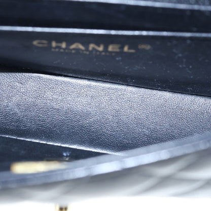 Chanel Mini Quilted 19 Lambskin Leather S Flap S Chain Shoulder Bag Black Gold — view 5