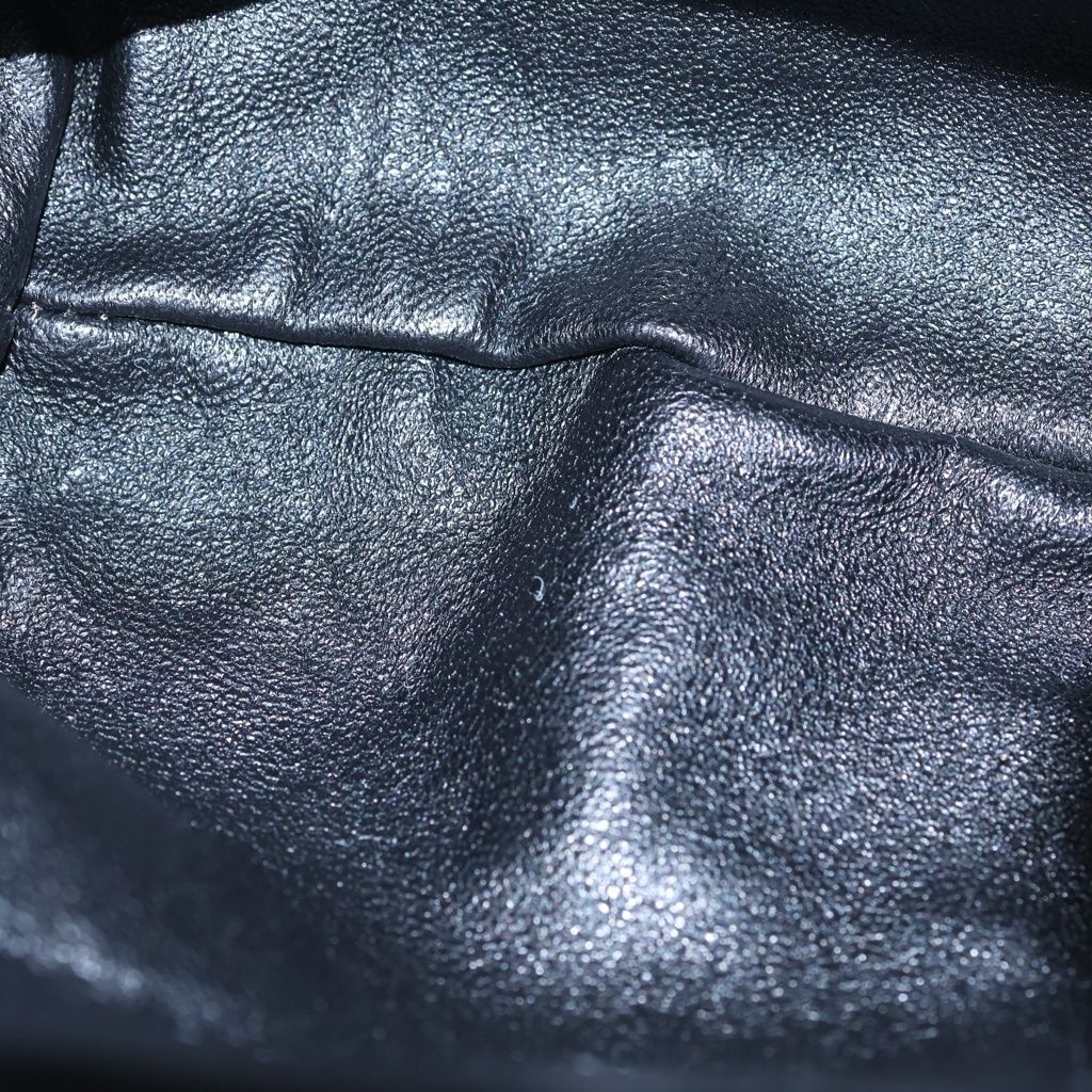 Chanel Quilted CC Logo Lambskin Leather Kiss Lock Fringe Chain Shoulder — view 5