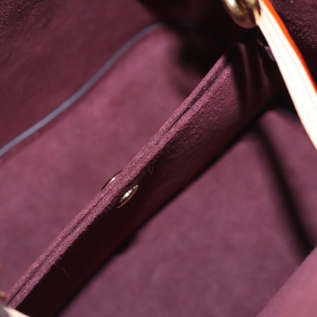 Louis Vuitton Monogram Neo Noe BB 2-Way Shoulder Bag Brown Leather Gold — view 5