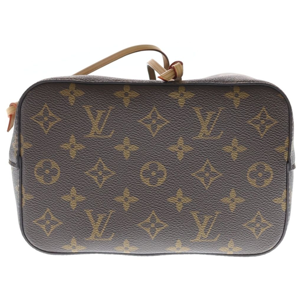 Louis Vuitton Monogram Neo Noe BB 2-Way Shoulder Bag Brown Leather Gold — view 4