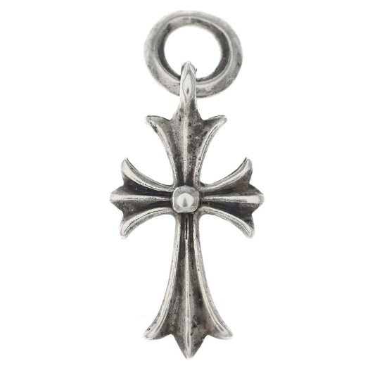 Chrome Hearts Vintage Tiny CH Cross Charm Pendant Silver