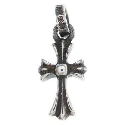 Chrome Hearts Crs Baby Fat Cross Pendant Silver