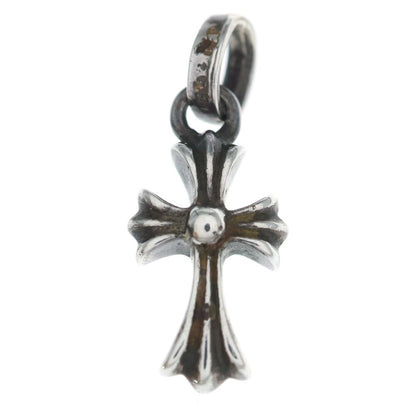 Chrome Hearts Crs Baby Fat Cross Pendant Silver — view 2