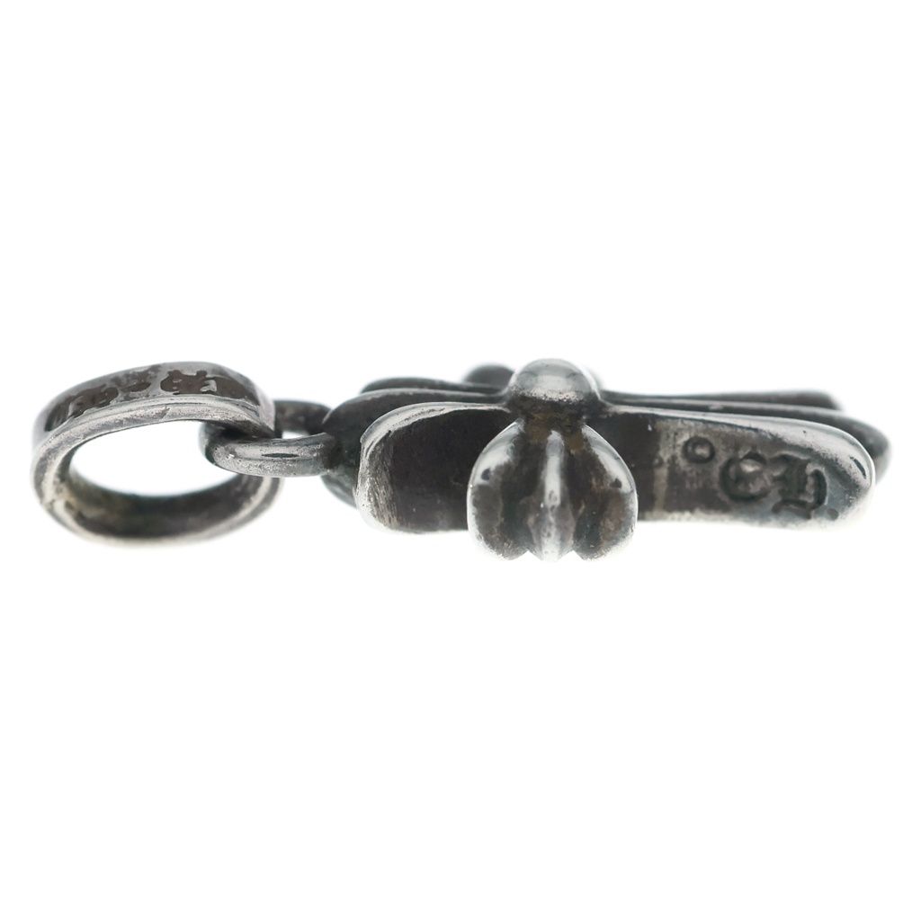 Chrome Hearts Crs Baby Fat Cross Pendant Silver — view 3