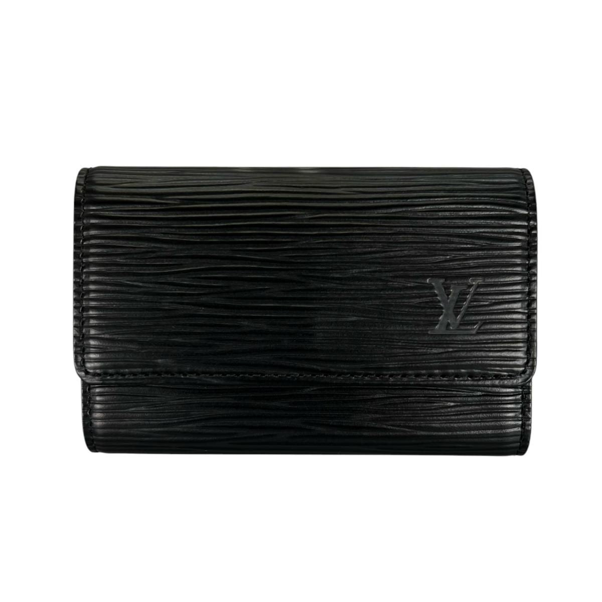 Louis Vuitton Epi Key Case Multicles 6 Noir Key Holder