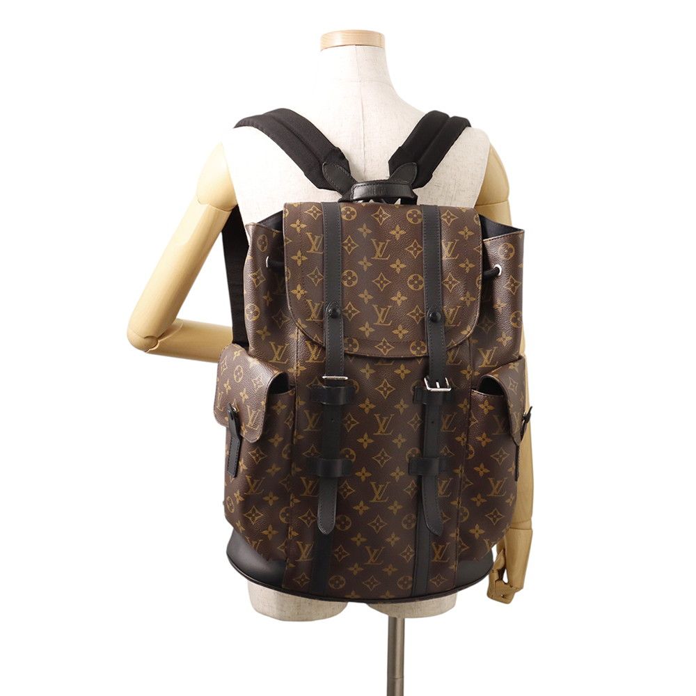 Louis Vuitton Backpack Monogram Macassar Christopher — view 4