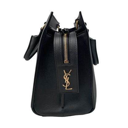 Saint Laurent Shoulder Bag Eastside Small Calf Leather Logo Black Gold — view 3