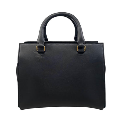 Saint Laurent Shoulder Bag Eastside Small Calf Leather Logo Black Gold — view 2