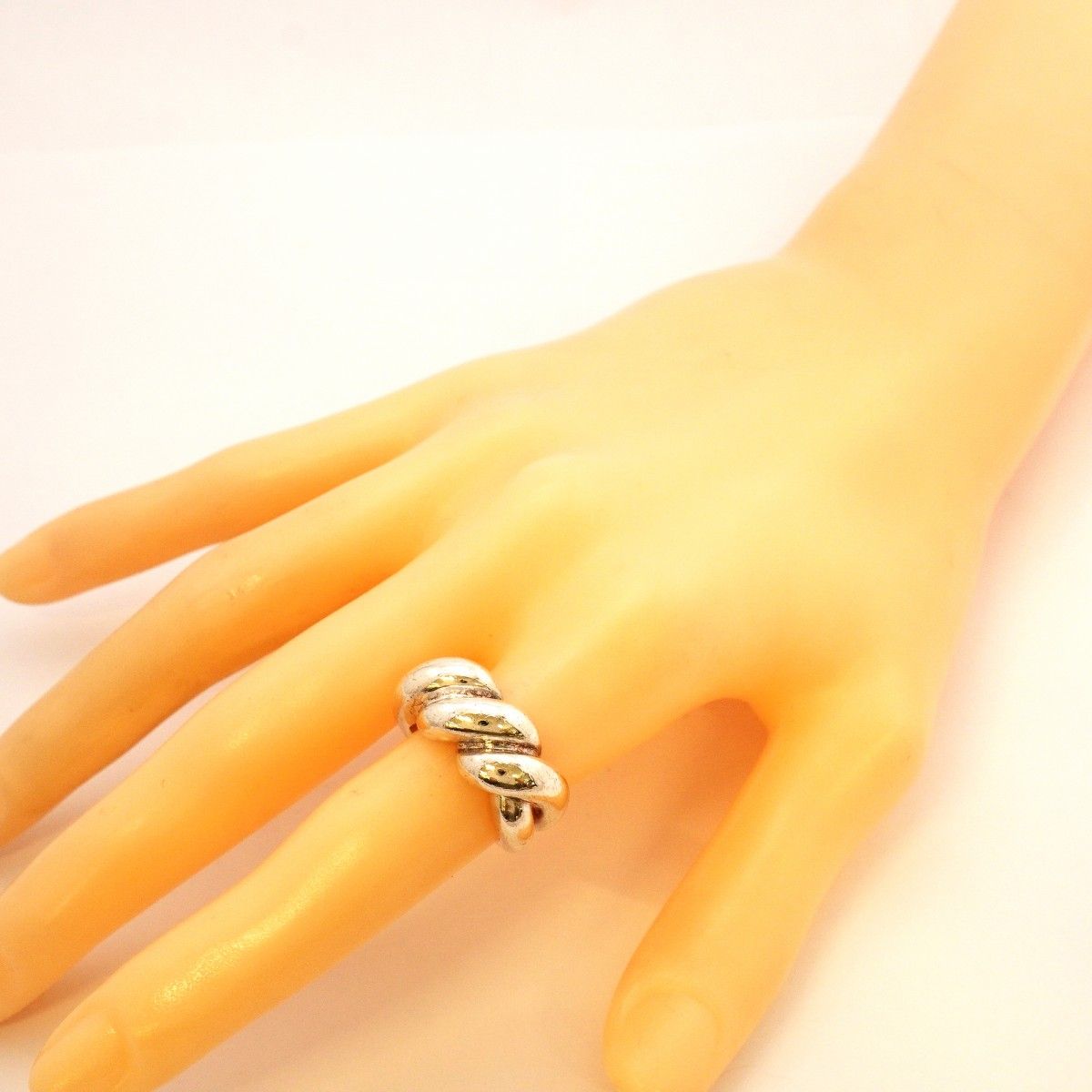 Hermes Ring Torsade 925 Sterling Silver — view 8