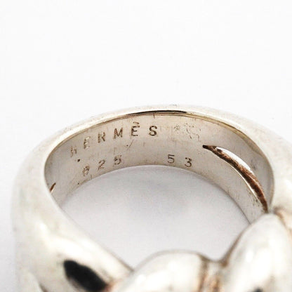 Hermes Ring Torsade 925 Sterling Silver — view 5