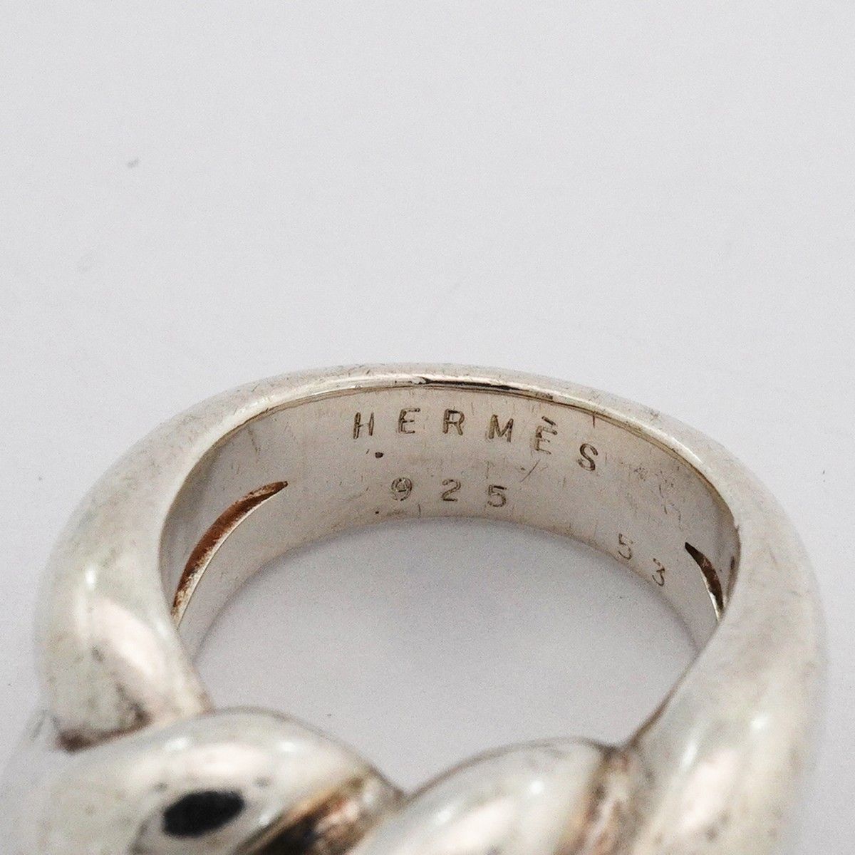 Hermes Ring Torsade 925 Sterling Silver — view 4