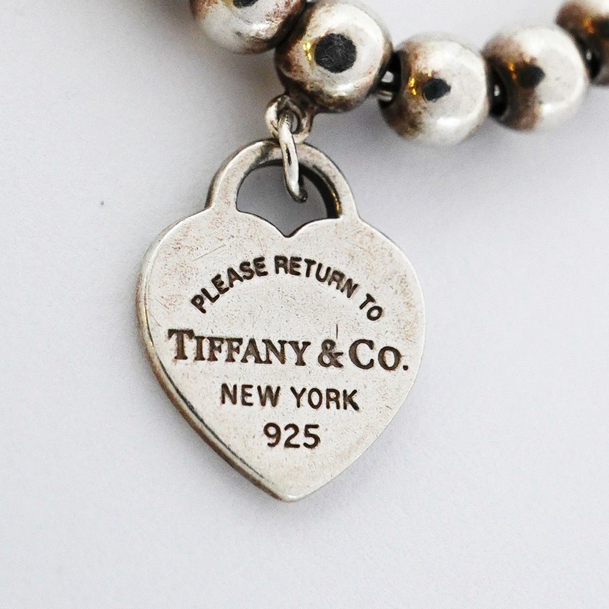 Tiffany & Co Bracelet Return to Heart 925 Sterling Silver Blue — view 6