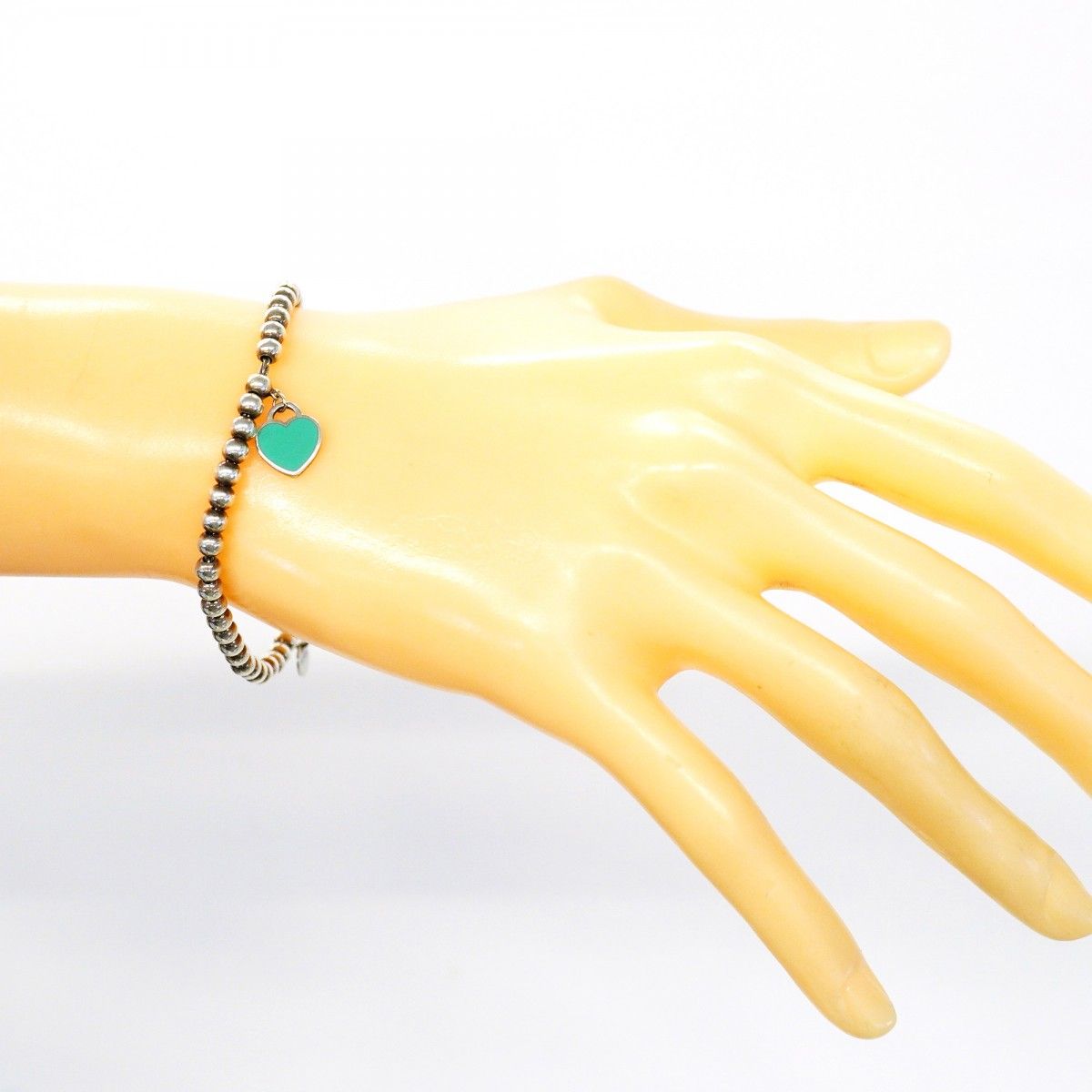 Tiffany & Co Bracelet Return to Heart 925 Sterling Silver Blue — view 7
