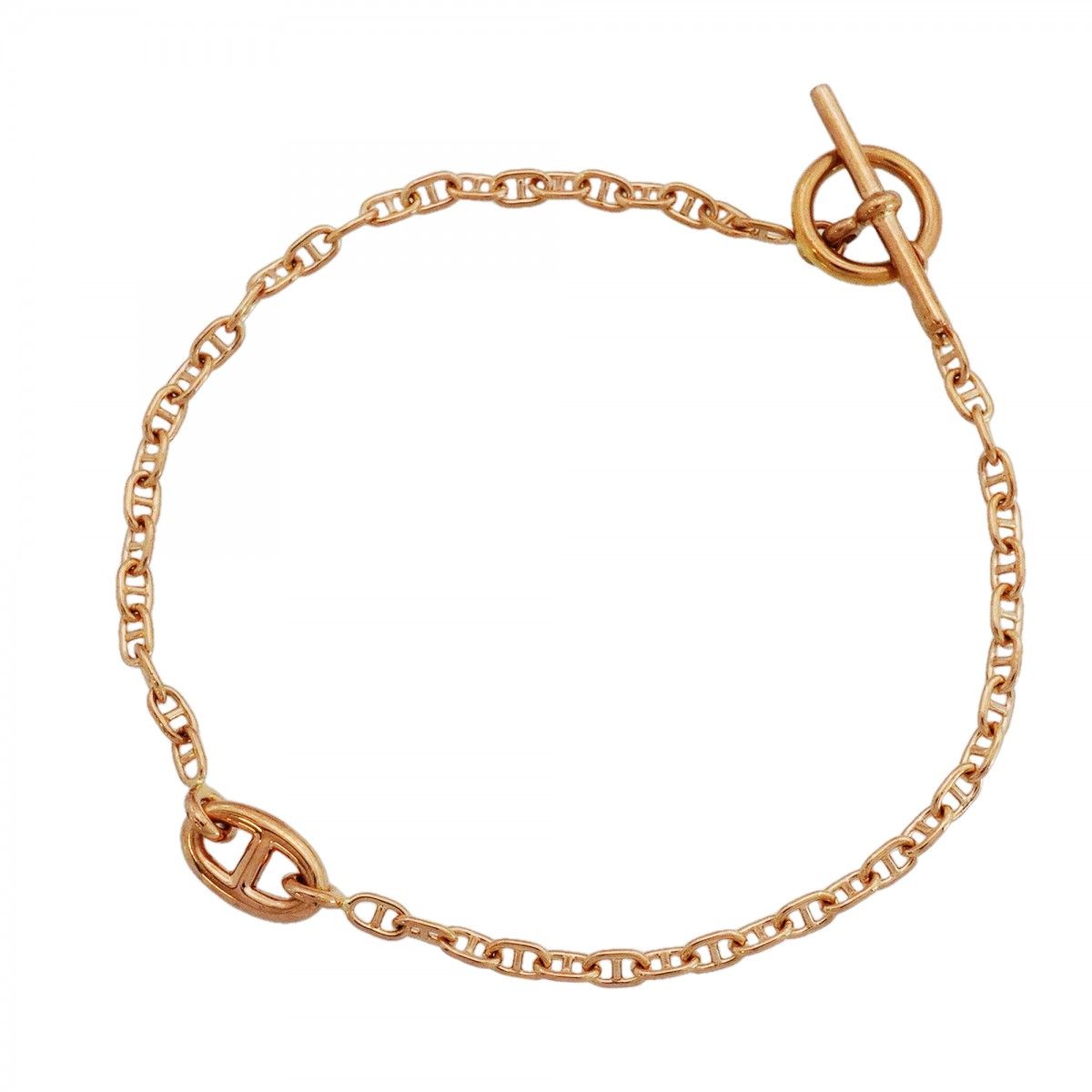 Hermes Bracelet Chaine D'ancre New Farandole TPM 18k Pink Gold