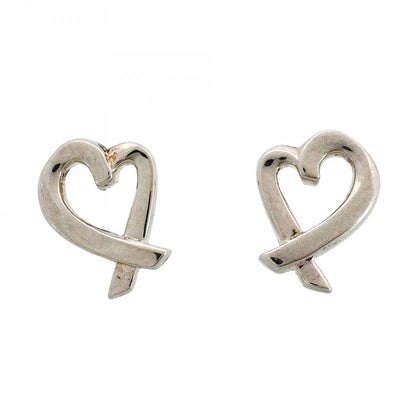 Tiffany & Co Earrings Loving Silver