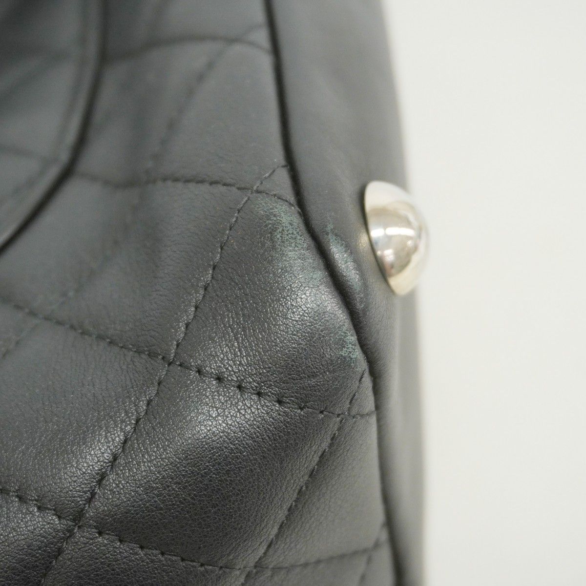 Chanel Tote Cambon Lambskin Patent Black Silver — view 6