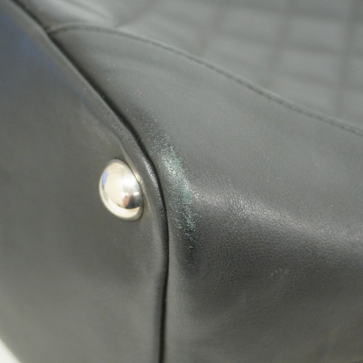 Chanel Tote Cambon Lambskin Patent Black Silver — view 7