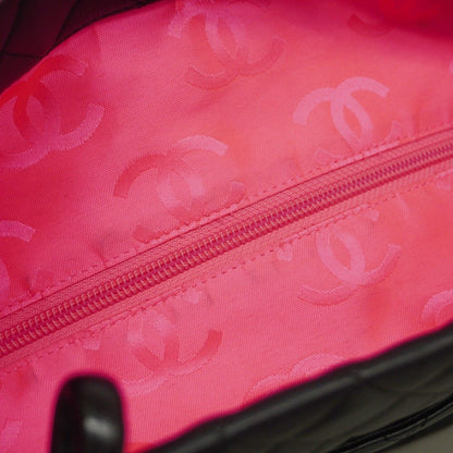 Chanel Tote Cambon Lambskin Patent Black Silver — view 9