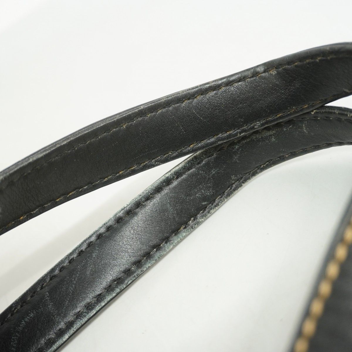 Chanel Handbag Wild Stitch Lambskin Black Silver — view 9