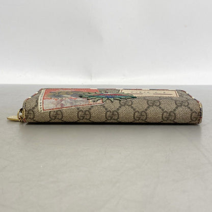 Gucci Wallet GG Supreme Brown Gold — view 3