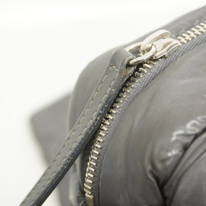 Chanel Shoulder Bag Coco Cocoon Nylon Gray Silver — view 9