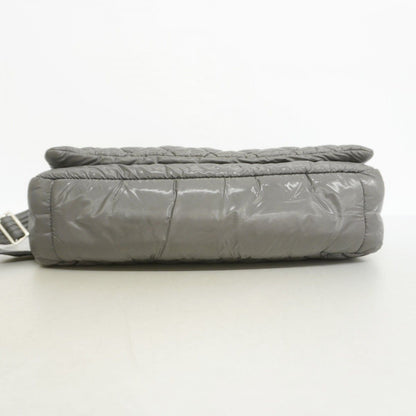 Chanel Shoulder Bag Coco Cocoon Nylon Gray Silver — view 3