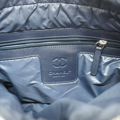 Chanel Shoulder Bag Coco Cocoon Nylon Gray Silver — view 5