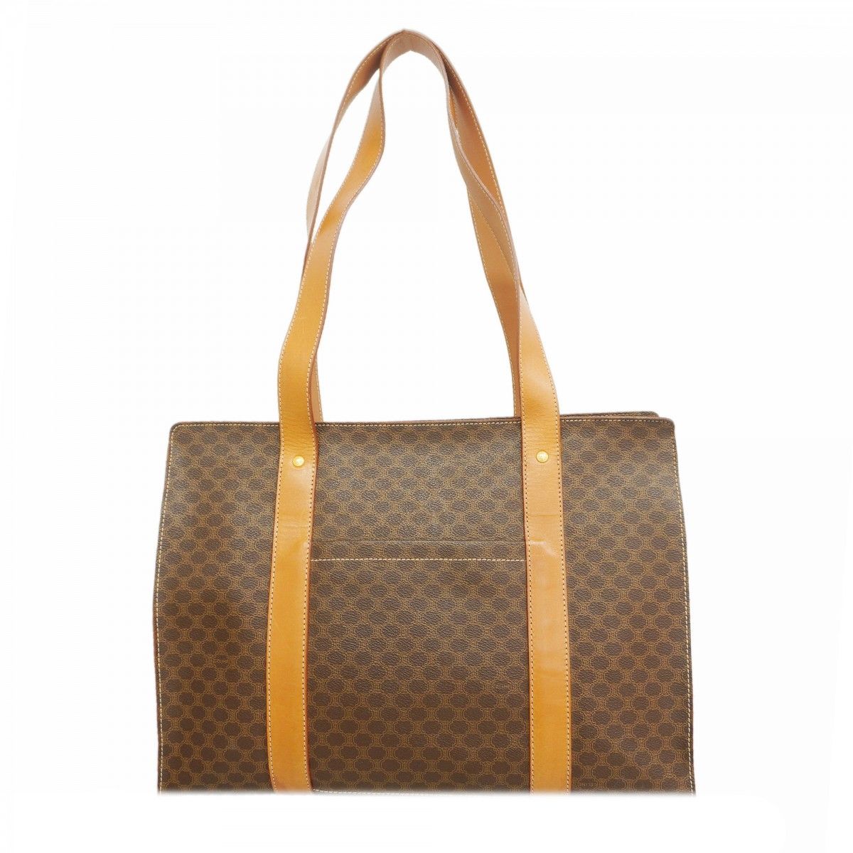 Celine Tote Macadam Brown Gold