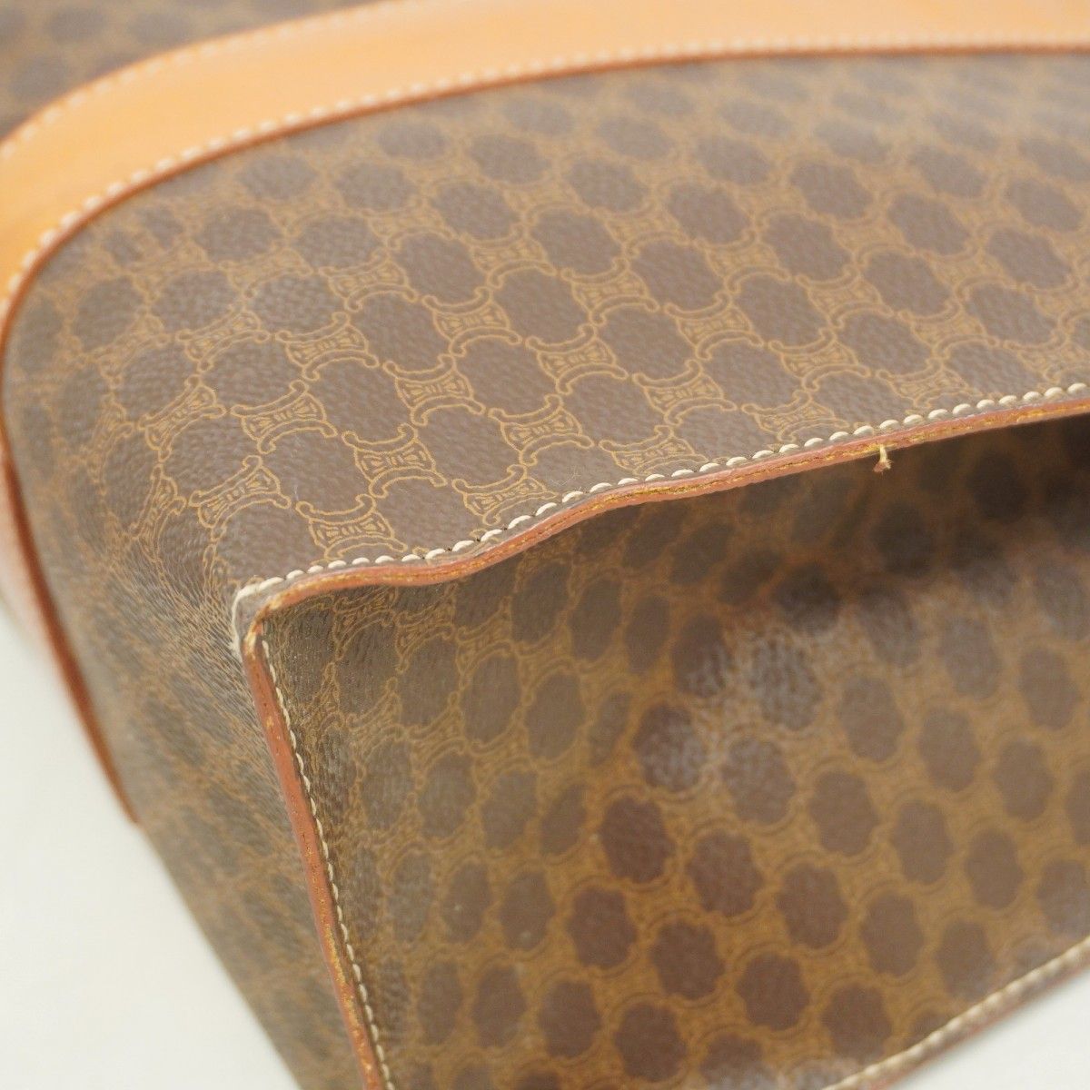 Celine Tote Macadam Brown Gold — view 6