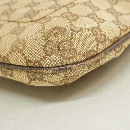 Gucci Shoulder Bag GG Canvas Brown Silver — view 7
