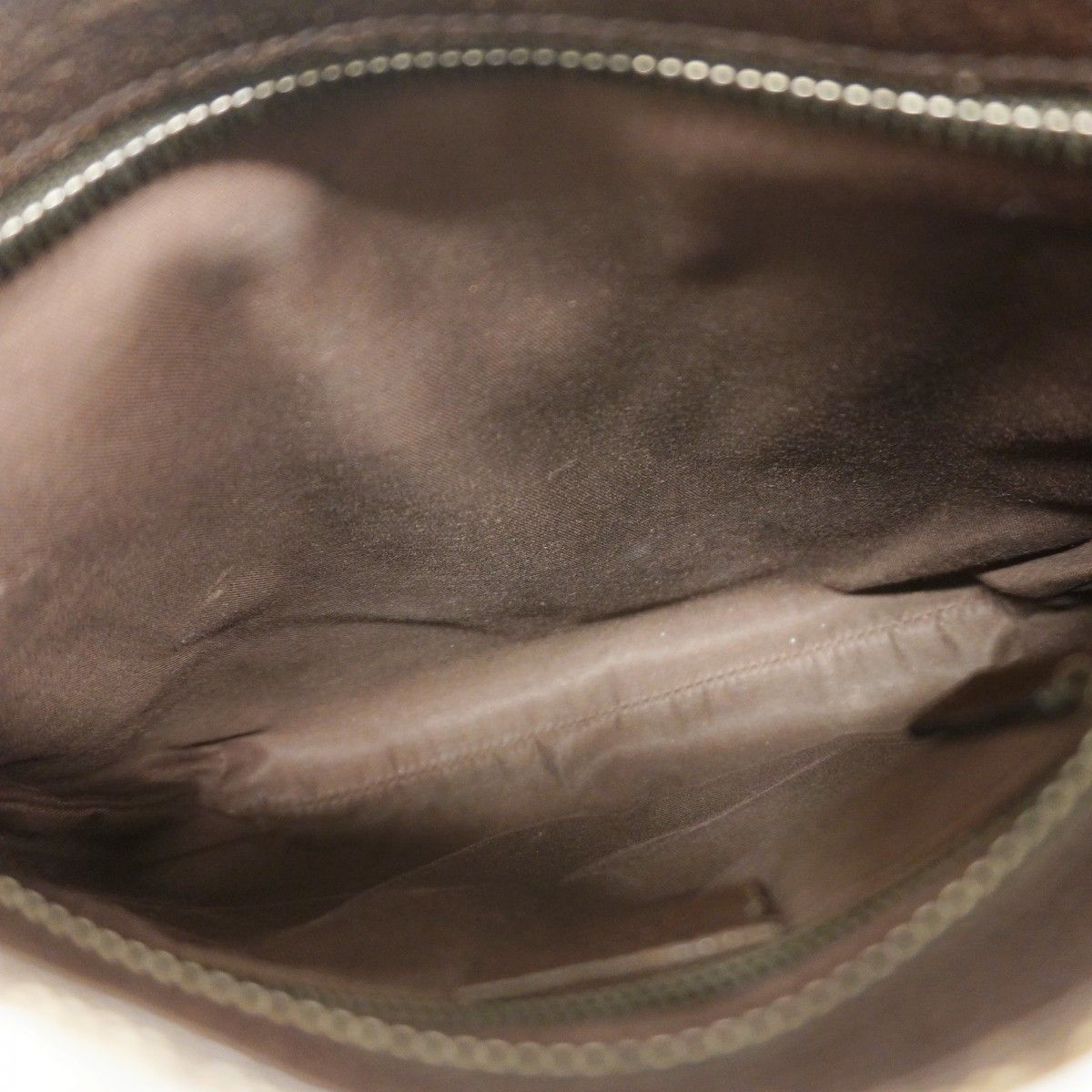 Gucci Shoulder Bag GG Canvas Brown Silver — view 4