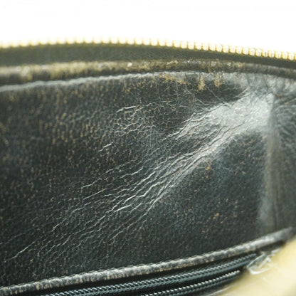Chanel Shoulder Bag Caviar Leather Black Gold — view 8