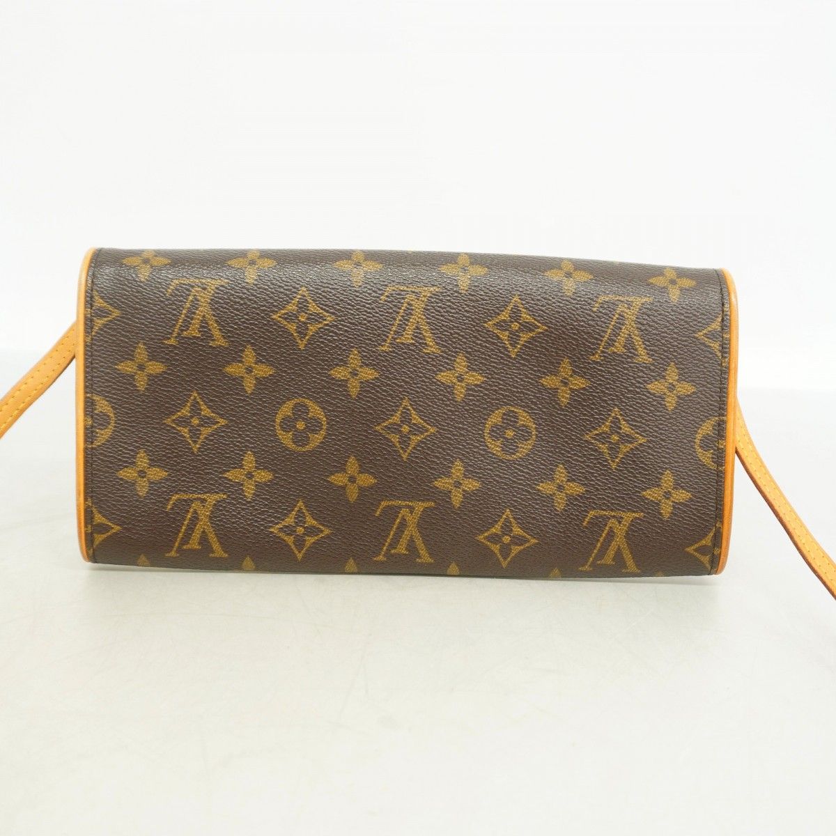 Louis Vuitton Shoulder Bag Monogram Pochette Twin GM Brown — view 8